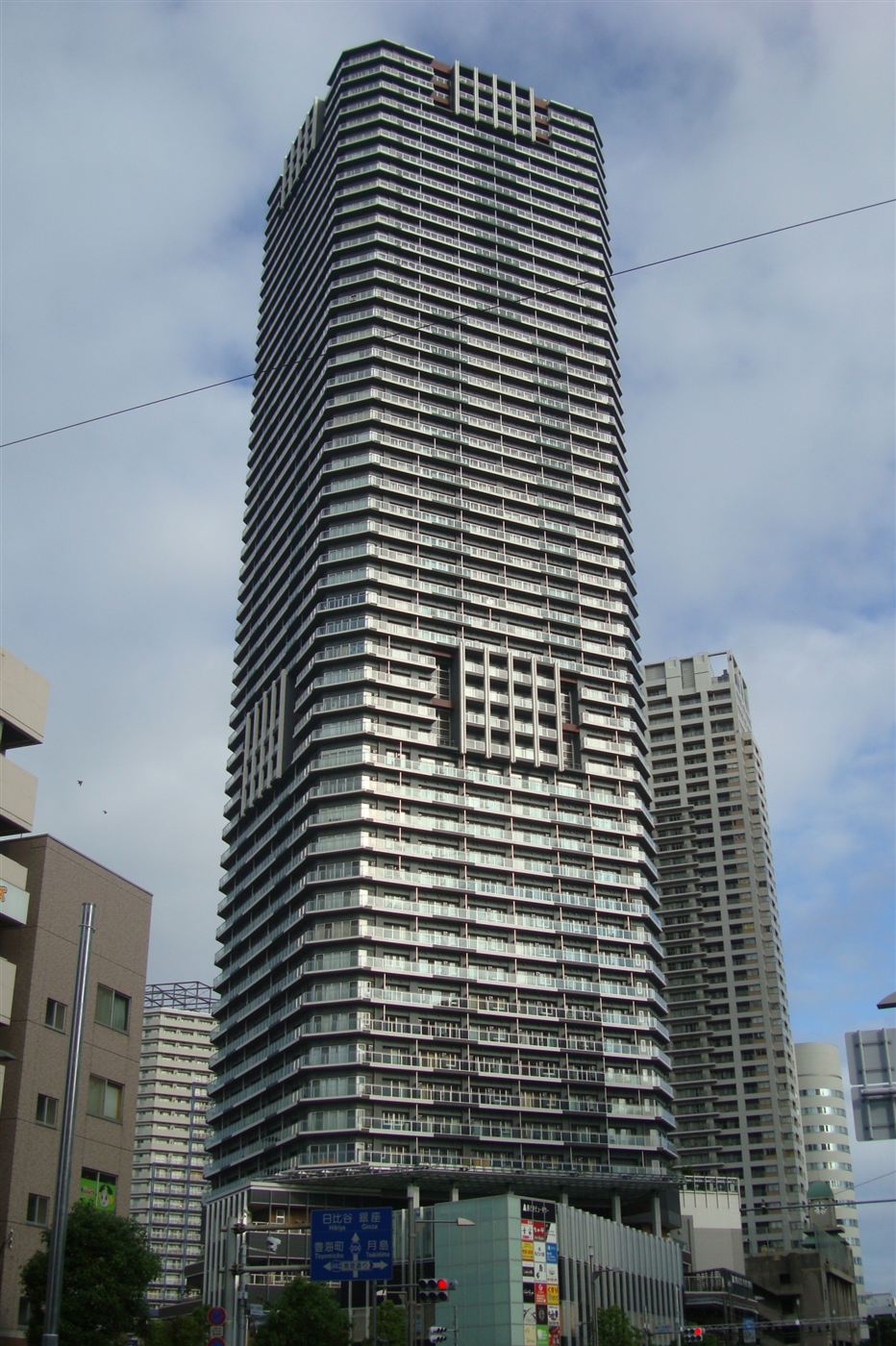 勝どきビュータワーの外観